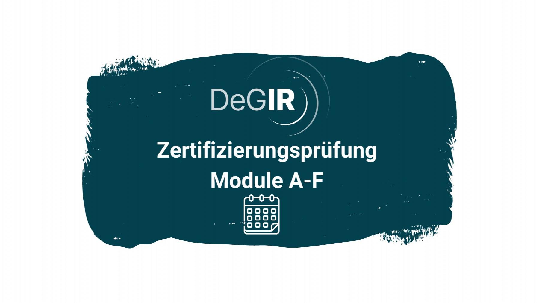 DeGIR/DGNRZertifizierung / Prüfungstermine 2025 DeGIR